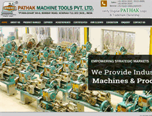 Tablet Screenshot of pathakmachines.com